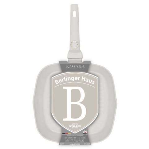 PATELNIA GRILLOWA TYTANOWA 28cm BERLINGER HAUS BH-8066 SAHARA Lumarko!