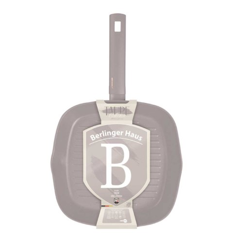PATELNIA GRILLOWA TYTANOWA 28cm BERLINGER HAUS BH-8096 TAUPE Lumarko!