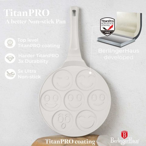 PATELNIA TYTANOWA 26cm DO PLACUSZKÓW EMOJI BERLINGER HAUS BH-7792 SAHARA Lumarko!