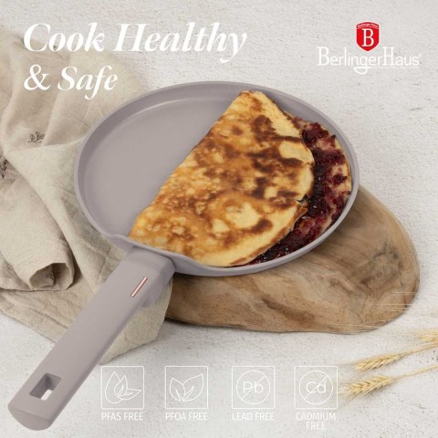PATELNIA TYTANOWA DO NALEŚNIKÓW 25cm BERLINGER HAUS BH-8085 TAUPE Lumarko!