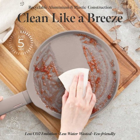 PATELNIA TYTANOWA DO NALEŚNIKÓW 25cm BERLINGER HAUS BH-8085 TAUPE Lumarko!