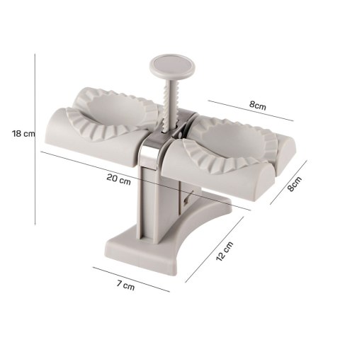 PODWÓJNA MASZYNKA FORMA DO LEPIENIA PIEROGÓW E-6281 Lumarko!