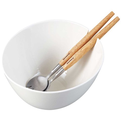 PORCELANOWA MISA DO SAŁAT Z PRZYBORAMI KLAUSBERG KB-7787 BIAŁA Lumarko!