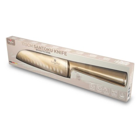 STALOWY NÓŻ SANTOKU BERLINGER HAUS 17,5cm BH-2829 GOLD Lumarko!