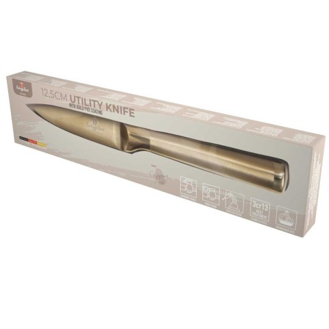 Stalowy Nóż Uniwersalny Berlinger Haus 12,5cm Bh-2932 Gold Lumarko!