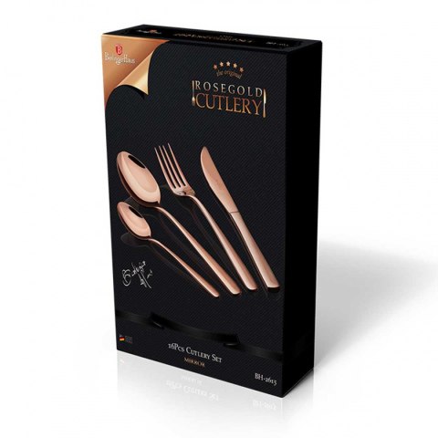 Sztućce 16 Elem. Berlinger Haus Bh-2615 Rose Gold Lumarko!