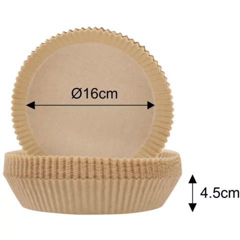 WKŁAD PAPIEROWY DO FRYTOWNICY 16cm 100szt. KLAUSBERG KB-7779 Lumarko!