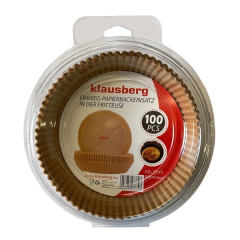 WKŁAD PAPIEROWY DO FRYTOWNICY 16cm 100szt. KLAUSBERG KB-7779 Lumarko!