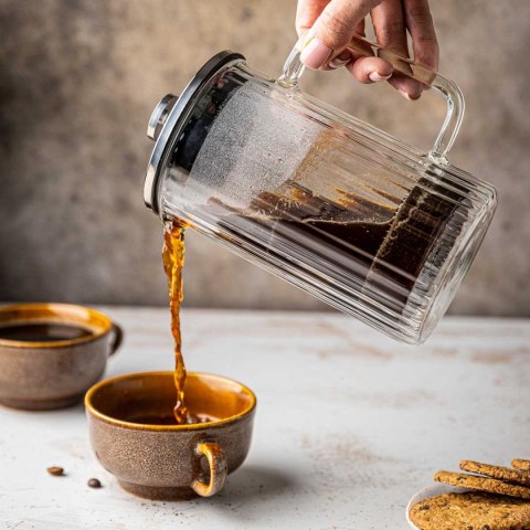 ZAPARZACZ TŁOKOWY DO KAWY/HERBATY TERMICZNY 1000ml KLAUSBERG KB-7758 Lumarko!