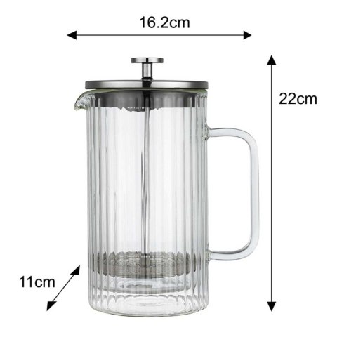 ZAPARZACZ TŁOKOWY DO KAWY/HERBATY TERMICZNY 1000ml KLAUSBERG KB-7758 Lumarko!