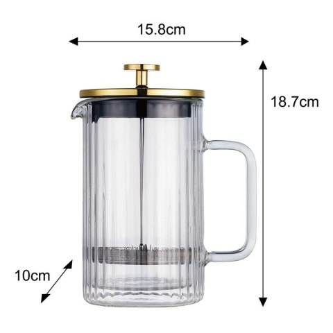 ZAPARZACZ TŁOKOWY DO KAWY/HERBATY TERMICZNY 600ml KLAUSBERG KB-7760 Lumarko!