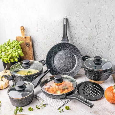 Zestaw 12 Elem. Garnków Marmurkowych Klausberg Kb-7657 Lumarko!