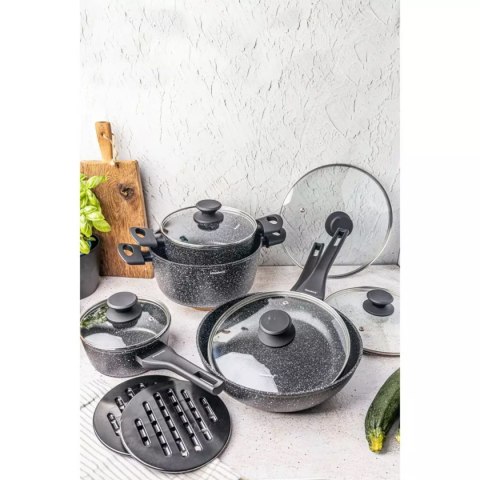 Zestaw 12 Elem. Garnków Marmurkowych Klausberg Kb-7657 Lumarko!