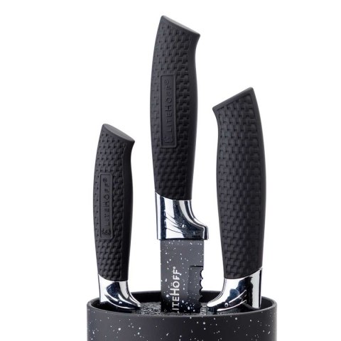 ZESTAW 5 KUCHENNYCH NOŻY MARMURKOWYCH Z OBIERACZKĄ E-6192 Lumarko!