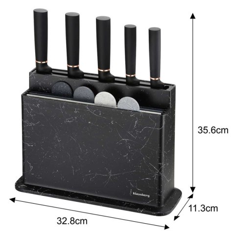 ZESTAW NOŻY I DESEK KUCHENNYCH W STOJAKU KLAUSBERG KB-7834 Lumarko!