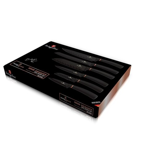 ZESTAW NOŻY KUCHENNYCH BERLINGER HAUS BH-2337 BLACK ROSE Lumarko!