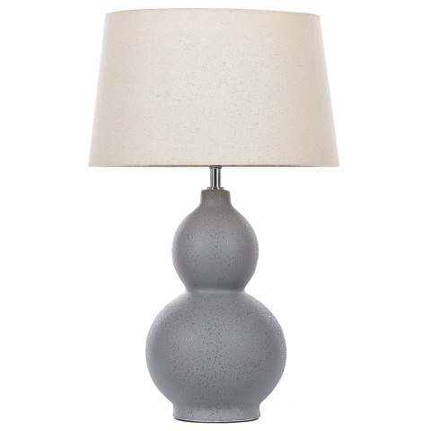 Lampa stołowa YENISEI Ceramika Szary Lumarko!