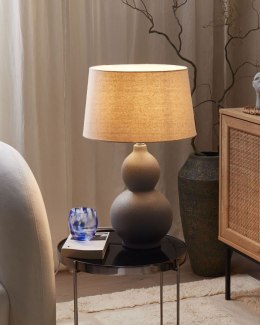 Lampa stołowa YENISEI Ceramika Szary Lumarko!