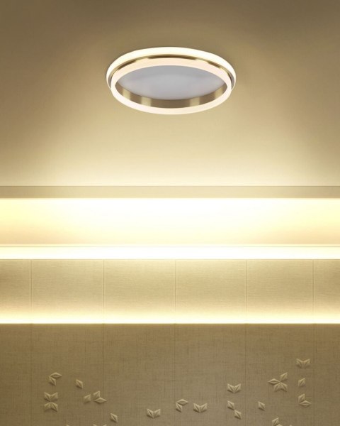 Lampa sufitowa LED TAPING Metal Złoty