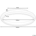 Lampa sufitowa LED TAPING Metal Złoty Lumarko!
