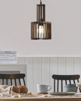 Lampa wisząca NIARI Ciemnobrązowy Lumarko!