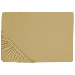 Prześcieradło z gumką JANBU Bawełna 180x200 cm Oliwkowy Lumarko!