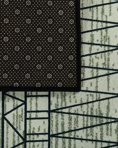 Dywan 160 x 230 cm czarno-szary KEBAN
