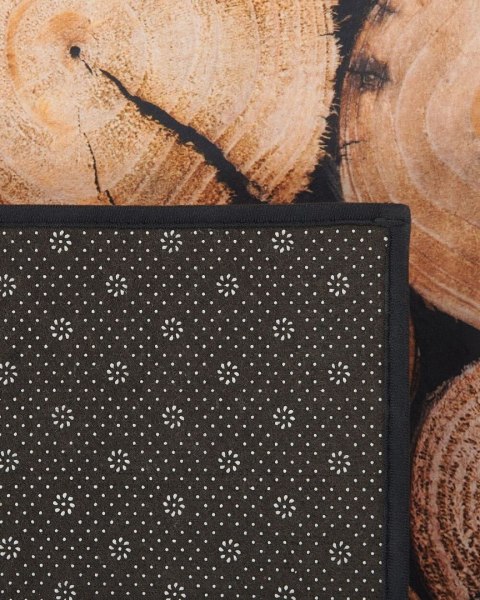 Dywan 80 x 150 cm motyw drewna KARDERE