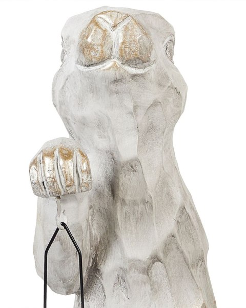 Figurka ogrodowa Królik GERLAND Ceramika Złamana biel