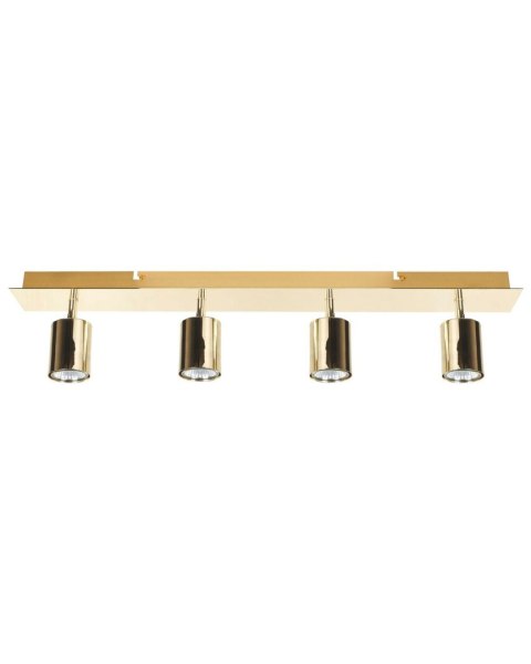 Lampa spot 4-punktowa TIGRIS Regulowana Metal Złoty