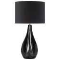 Lampa stołowa SANTEE Porcelana Czarny Lumarko!