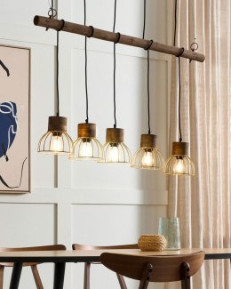 Lampa wisząca VARADA Drewno Brązowy Lumarko!