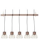 Lampa wisząca VARADA Drewno Brązowy Lumarko!