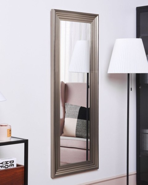 Lustro ścienne CHATAIN 50 cm 130 cm Srebrny