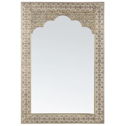 Lustro ścienne PALI 60 cm 90 cm Metal Złoty Lumarko!