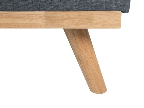 Sofa rozkładana ciemnoszara FROYA