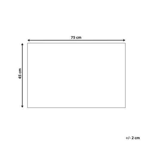 Wycieraczka TANDYKUL 45 x 75 cm Naturalny