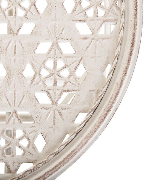 Zestaw 2 krzeseł ogrodowych TRIESTE Składane Metal Jasnobeżowy