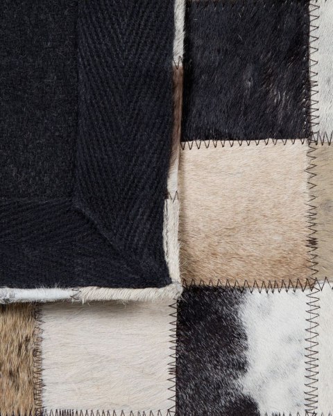 Dywan patchwork skórzany 160 x 230 cm wielokolorowy CERLI