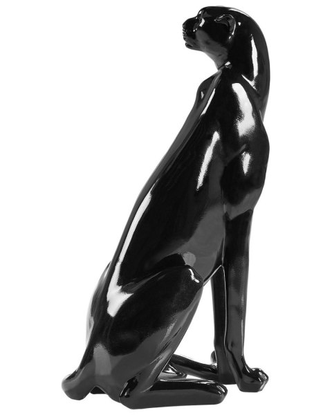 Figurka dekoracyjna Jaguar BROYE Czarny