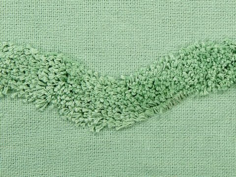 Koc KHARI Bawełna 125 x 150 cm Jasnozielony