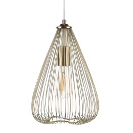 Lampa wisząca CONCA Metal Złoty Lumarko!