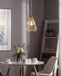 Lampa wisząca CONCA Metal Złoty Lumarko!