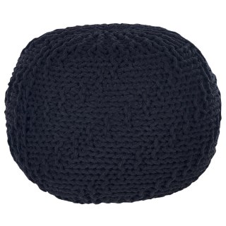 Puf 50 x 35 cm czarny PRIENE