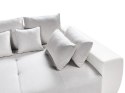 Sofa 4-osobowa jasnoszara z beżowym TORPO Lumarko!