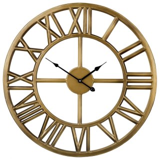 Zegar ścienny NOTTWIL 61 cm Metal Złoty