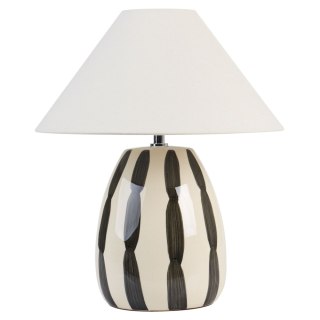 Lampa stołowa LUCHETTI Ceramika Czarny