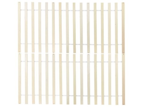 Łóżko Drewno VANNES 180 x 200 cm Biały