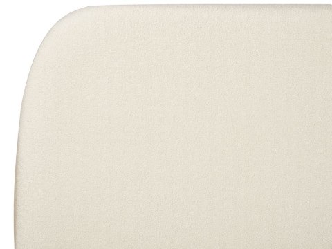 Łóżko wodne Boucle ROISEL 180 x 200 cm Kremowy