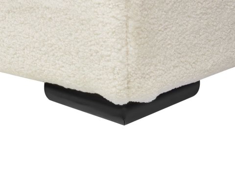 Łóżko wodne Boucle ROISEL 180 x 200 cm Kremowy